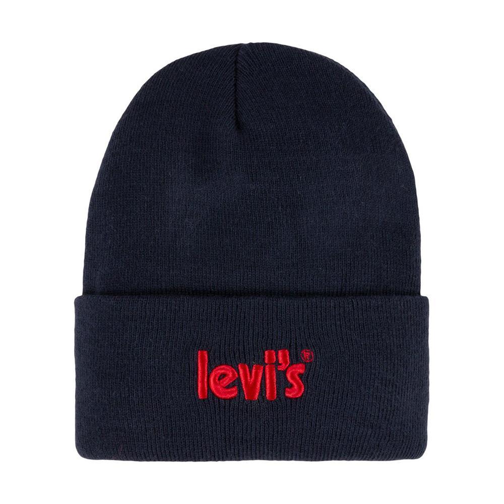 Levi's Berretto a cuffia con scritta ricamata 9A8513 C8D blu
