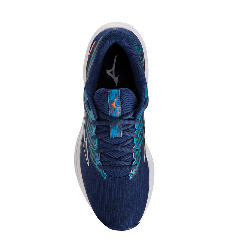 Mizuno scarpa da corsa da uomo Wave Equate 7 J1GC234853 blu-argento
