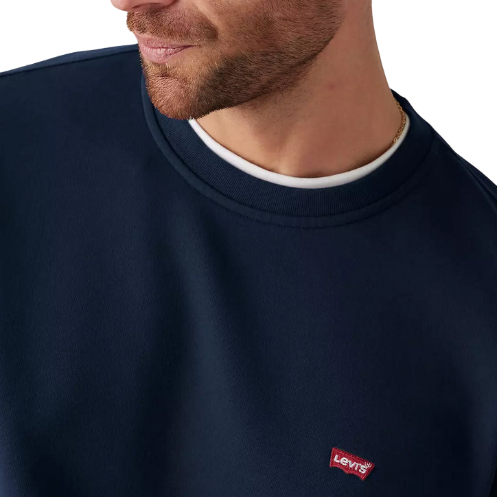 Levi's Felpa Girocollo da uomo Housemark Original 359090001 blu