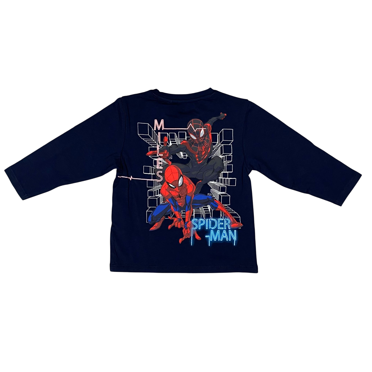 name it maglietta in cotone manica lunga da bambino Jacinto Spider 13238420 blu