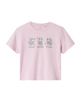 name it maglietta manica corta da bambina Betria 13238045 rosa