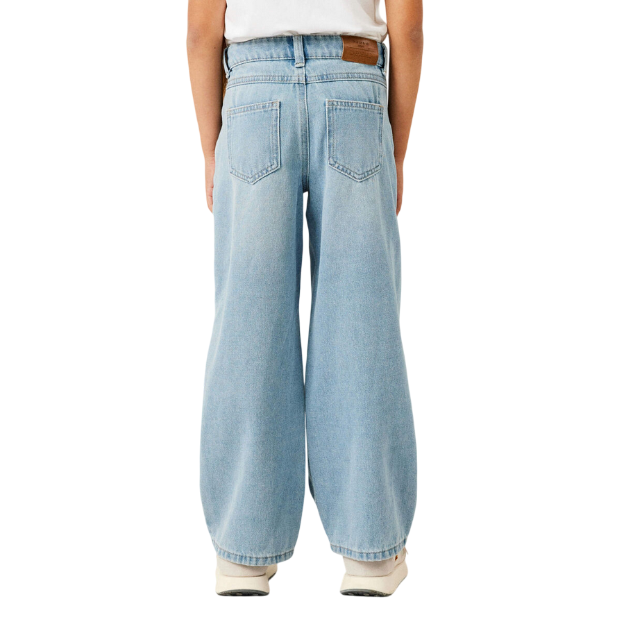 name it pantalone jeans largo e rotto da junior Frose 13211699 1411 blu chiaro