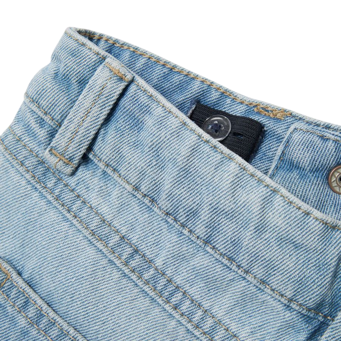name it pantalone jeans largo e rotto da junior Frose 13211699 1411 blu chiaro
