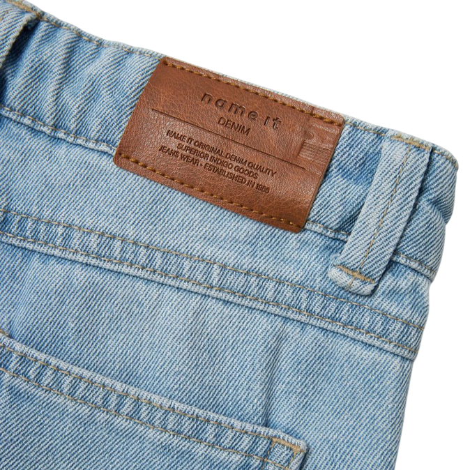name it pantalone jeans largo e rotto da junior Frose 13211699 1411 blu chiaro