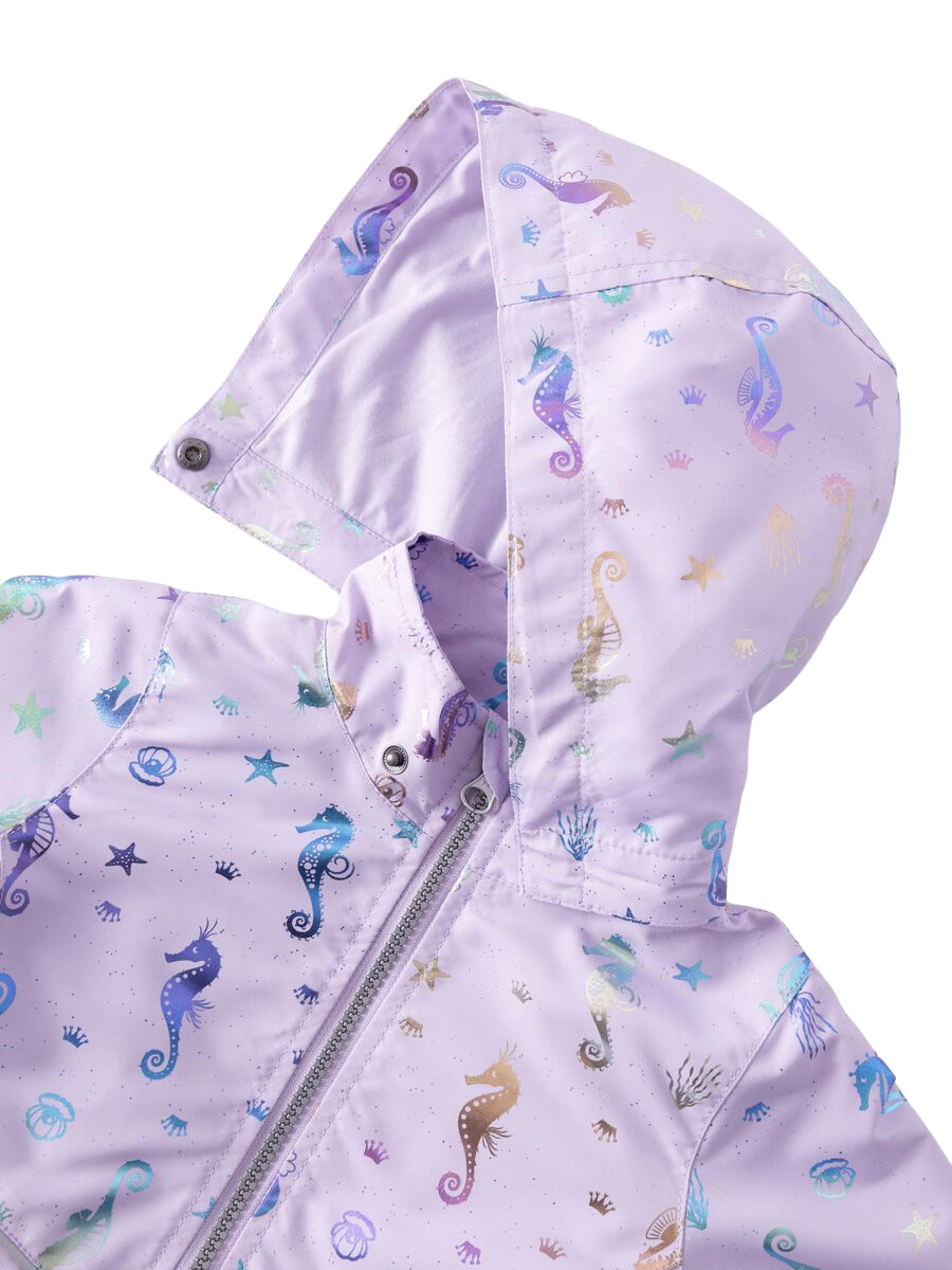 name it Giacca con capuccio staccabile da bambina 13225081 orchidea