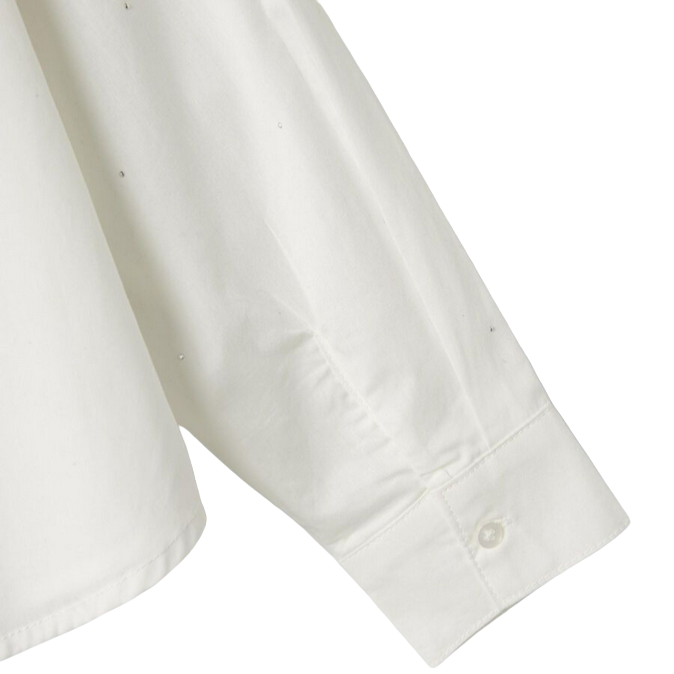 name it camicia da ragazza con Glamour 13235371 bianco