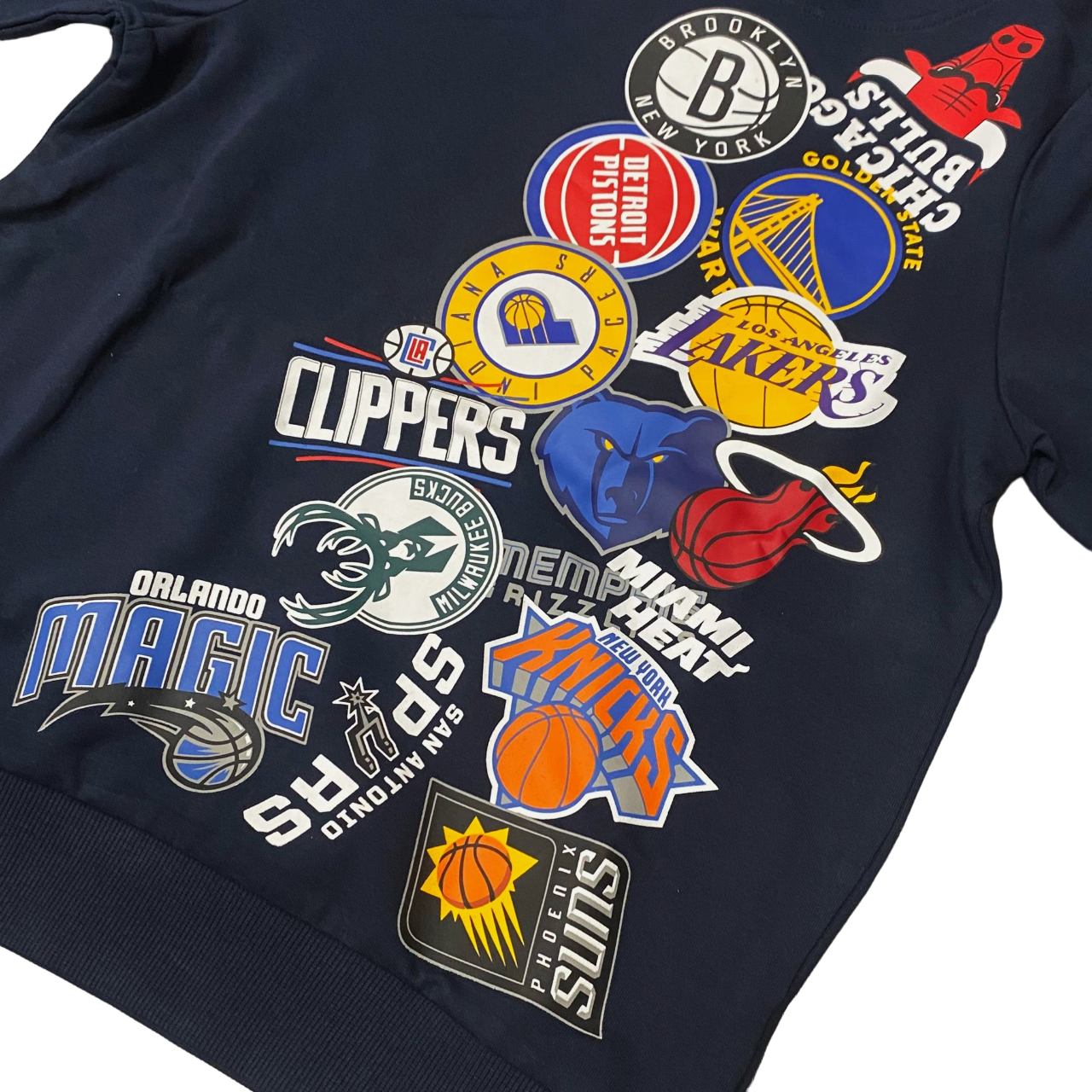name it felpa leggera con cappuccio da bambino Justy NBA 13232228 blu