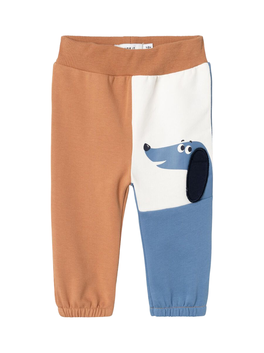 name it pantalone in felpa da bambino NBMKIEGO 13231577 mandorla