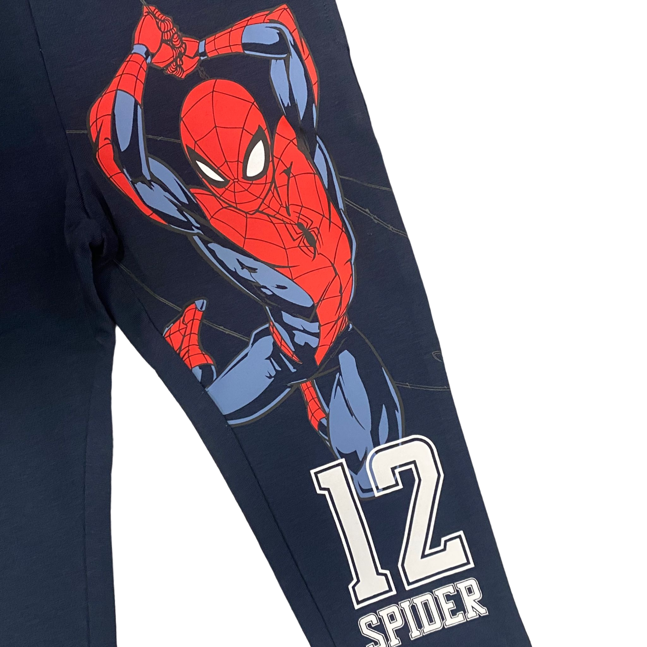 name it pantalone sportivo da bambino in felpa leggera con stampa Spiderman 3231935 blu