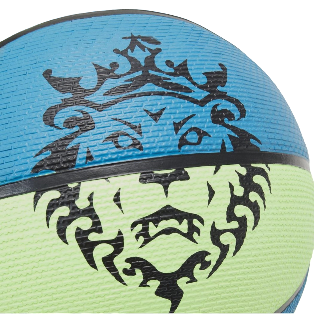 Nike Pallone da pallacanestro Lebron Playground verde-blu misura 7