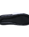 Nike Victori One Slide CN9675 005 ciabatte mare/piscina nero-bianco con iconico logo Swoosh, vista suola