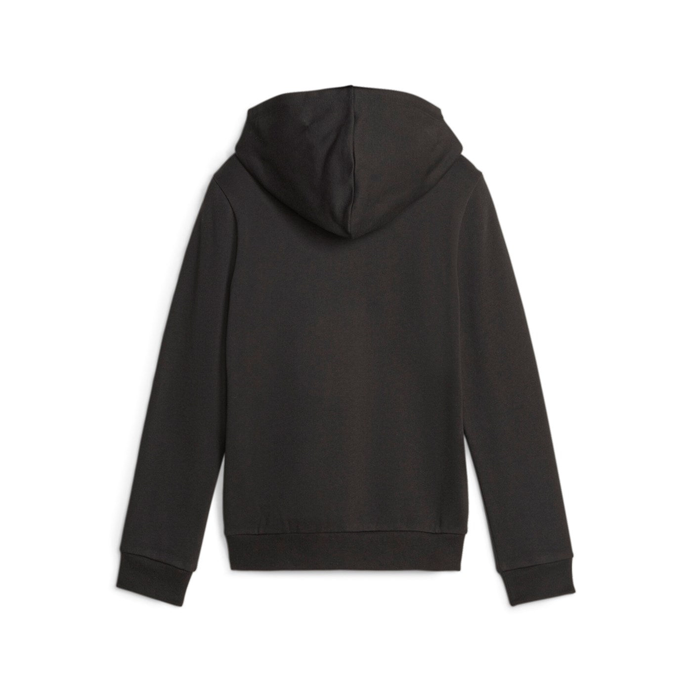 Puma felpa da ragazza con cappucio e logo grande 670310-56 nero-bronzo