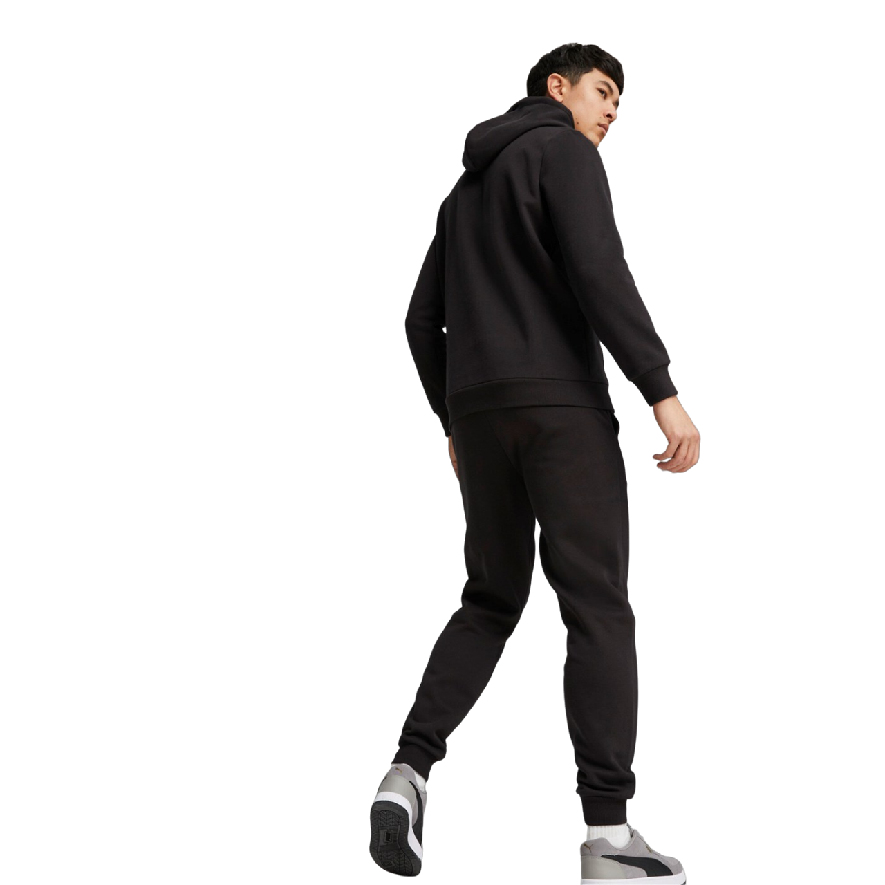 Puma tuta sportiva da uomo con cappuccio 676836-01 nero