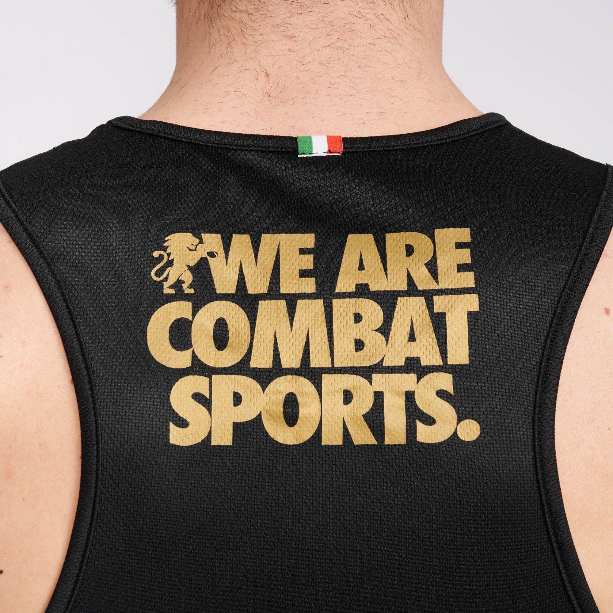 sportiamo Leone canotta da uomo per Boxe DNA AB228 nero-oro