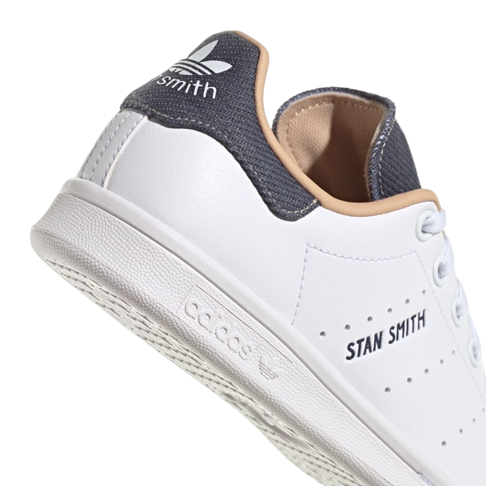 Adidas Originals scarpa sneakers da ragazzi Stan Smith ID7195 bianco-blu