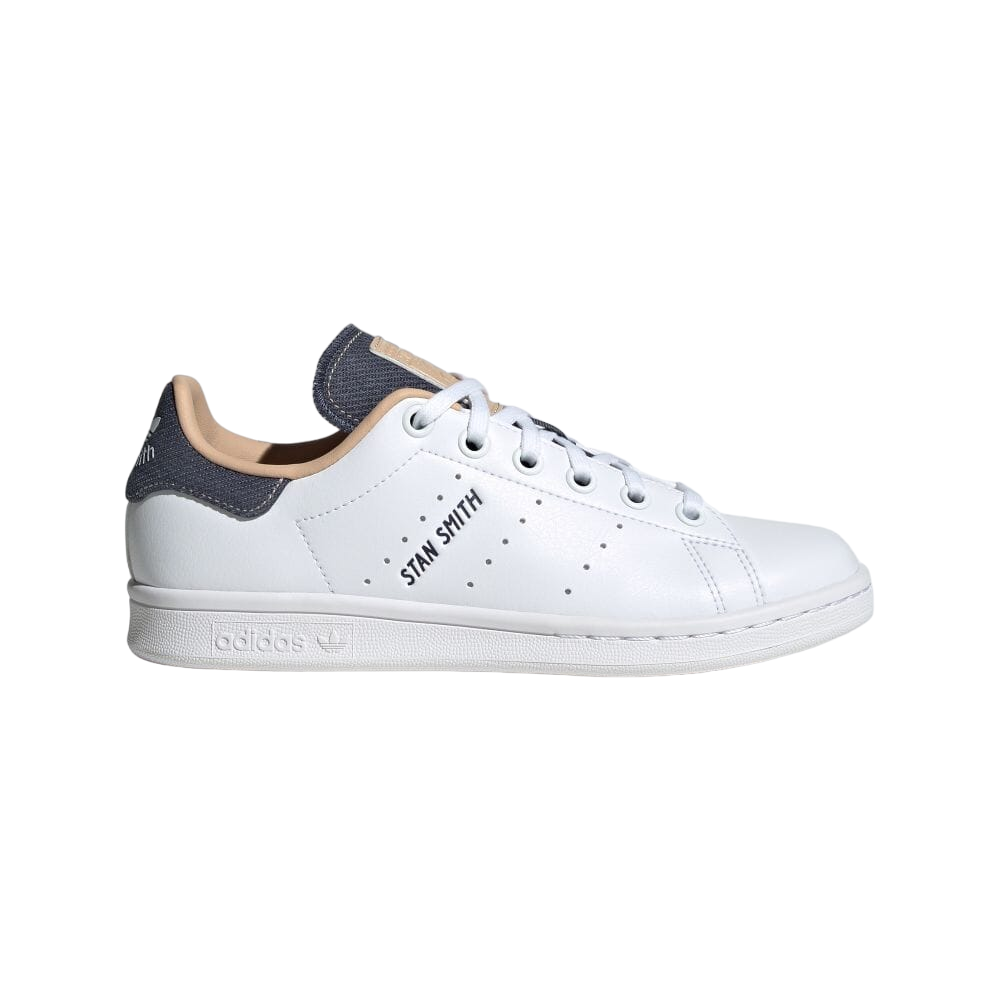 Adidas Originals scarpa sneakers da ragazzi Stan Smith ID7195 bianco blu