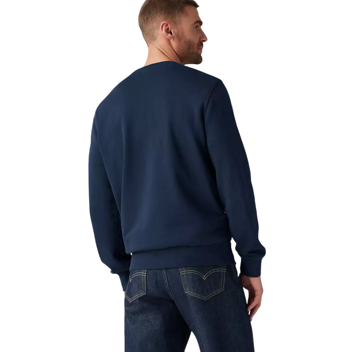 Levi's Felpa Girocollo da uomo Housemark Original 359090001 blu