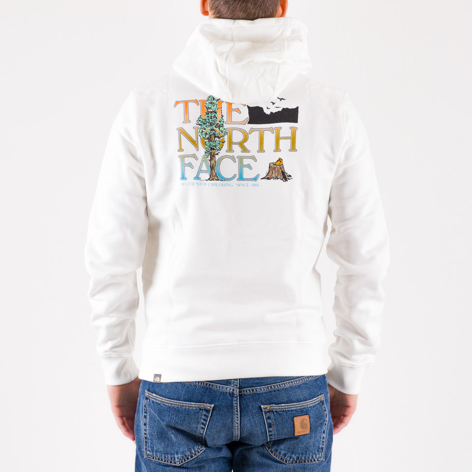 The North Face Felpa da uomo con cappuccio e stampa Seasonal Graphic Hood NF0A7X1PN3N1 white