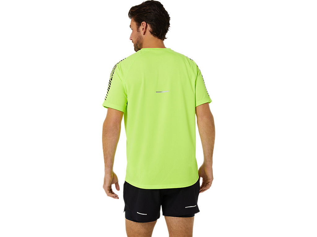 Asics maglietta manica corta per la corsa da uomo Icon SS Top 2011B055 302 verde-grafite