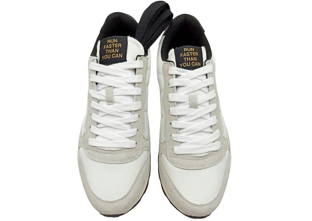 Sun68 scarpa sneakers da uomo Tom Suede Z41104 31 bianco panna