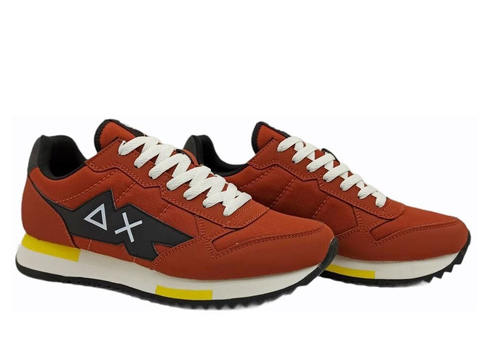 Sun68 scarpa sneakers da uomo Niki Solid Nylon Z41116 36 ruggine