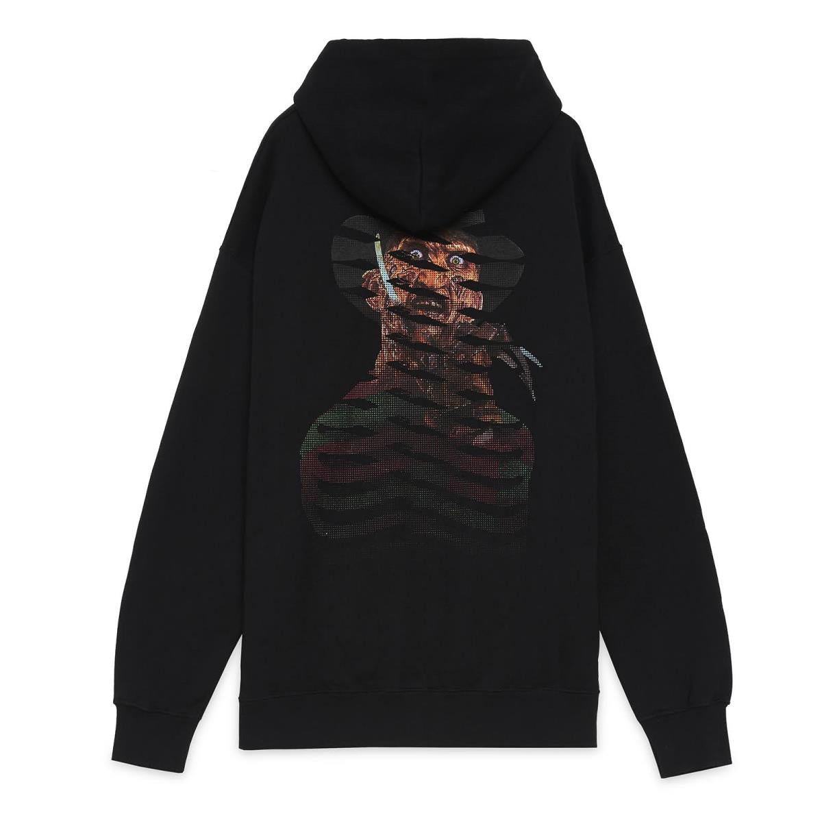 Propaganda Felpa con cappuccio da uomo Nightmare Ribs 20FWPRFE208 nero