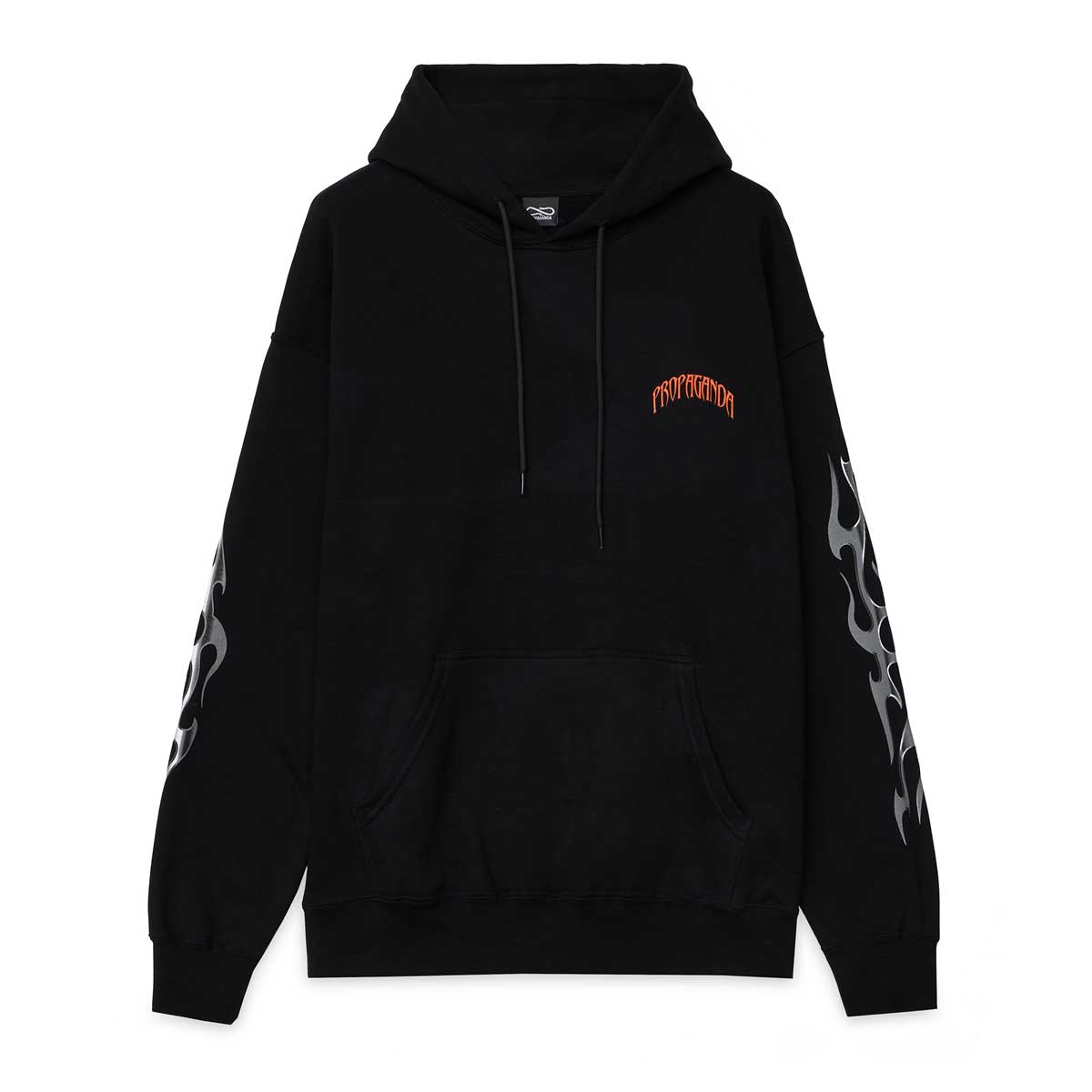 Propaganda Felpa con Cappuccio Skeleton Hoodie 21FWPRFE540-01 nero