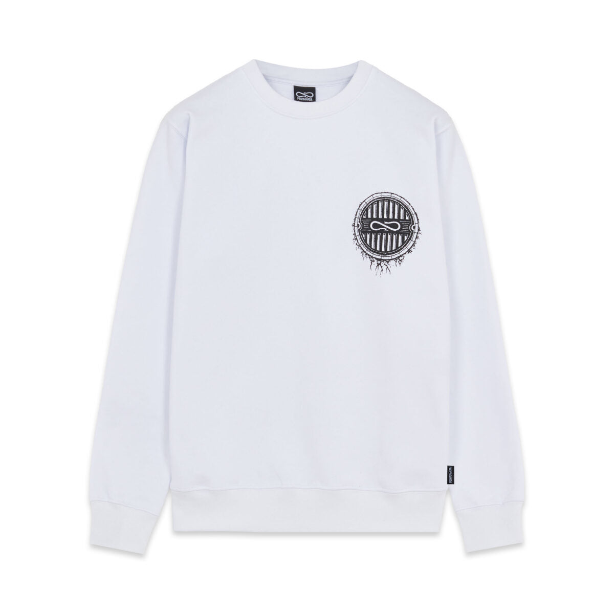 Propaganda Felpa girocollo Bwrong Crewneck 22FWPRFE785-02 white