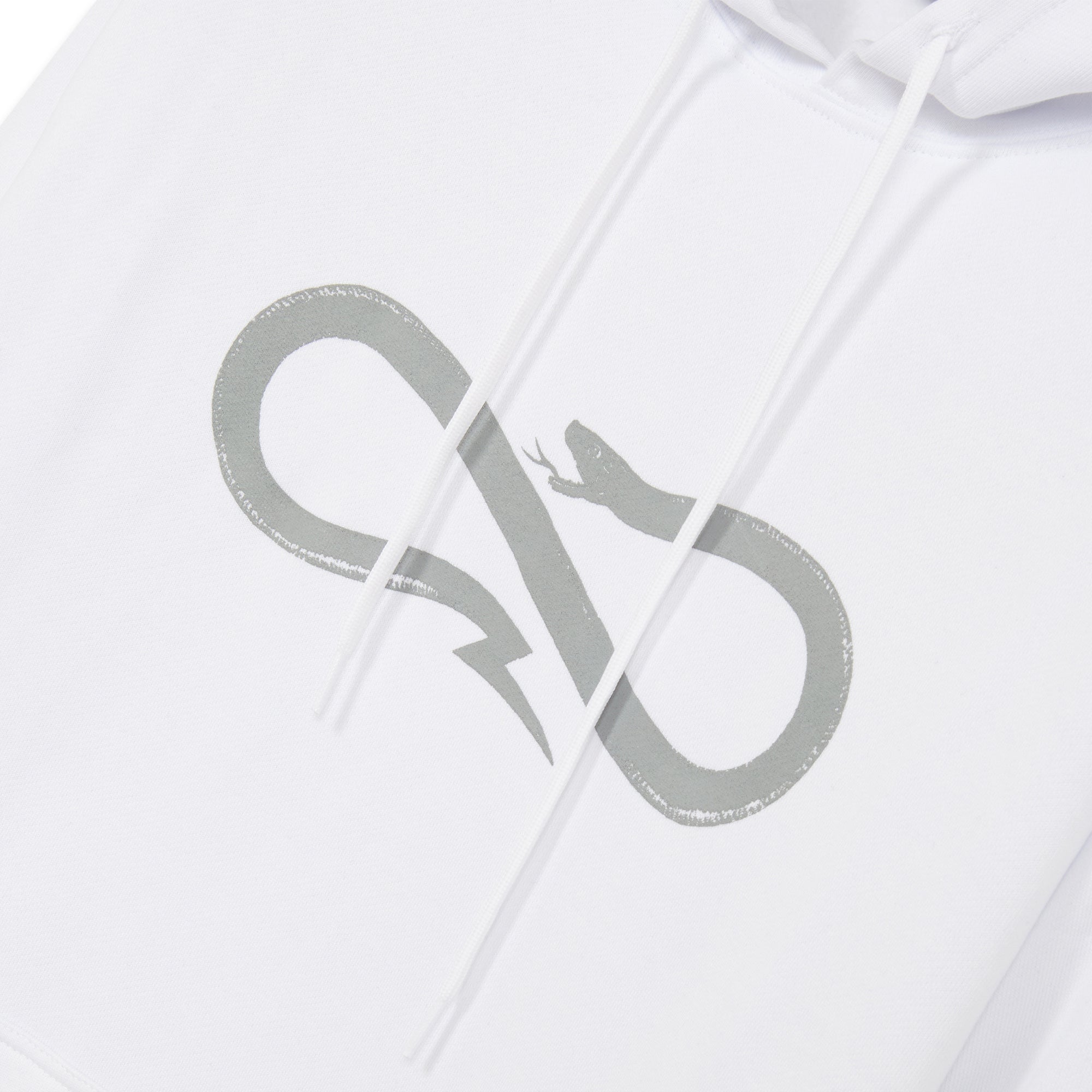 Propaganda Felpa con cappuccio e tasca a marsupio Logo Hoodie 22FWPRFE807-02 white