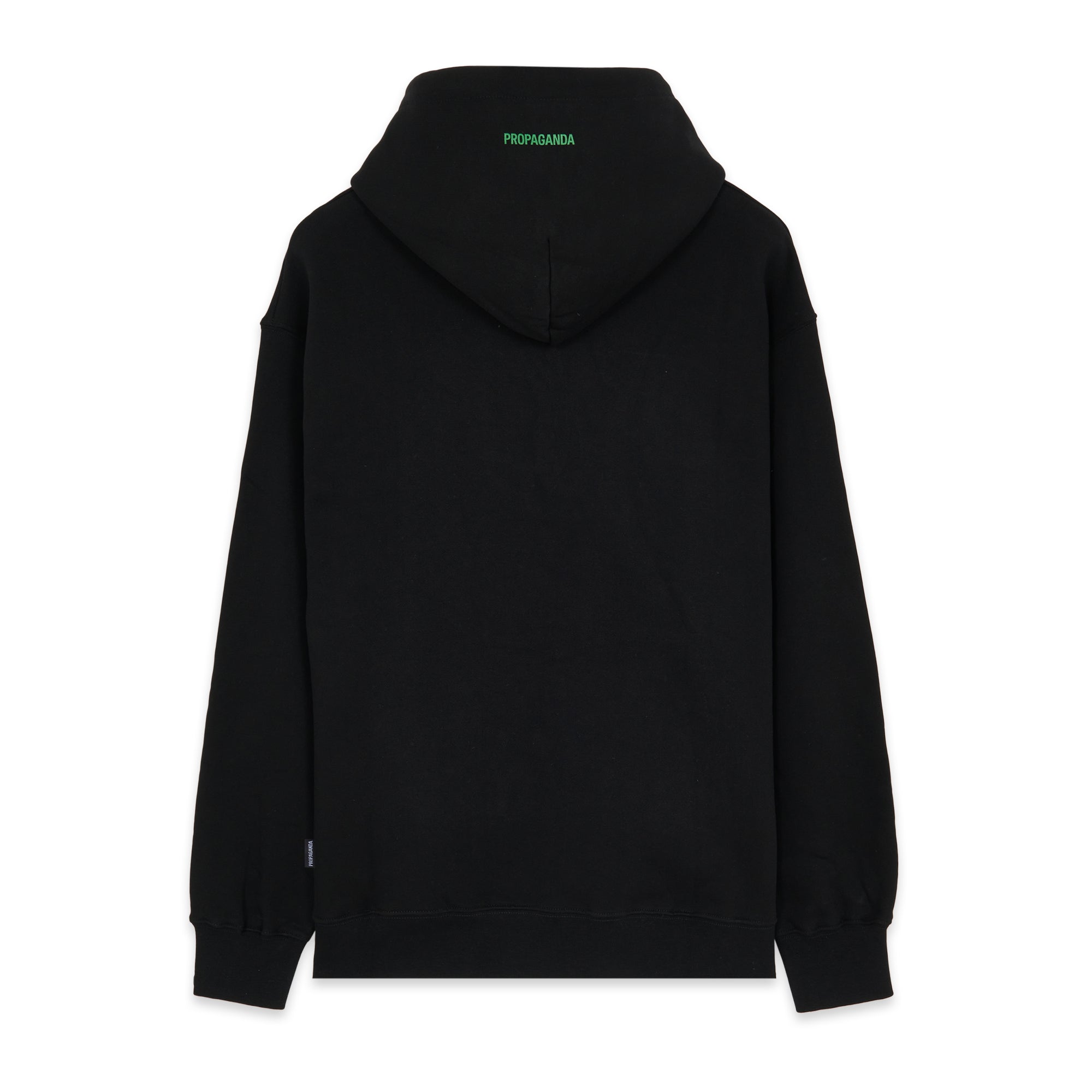 Propaganda felpa con cappuccio e tasca a marsupio Logo Steel Hoodie 22FWPRFE814-01 black