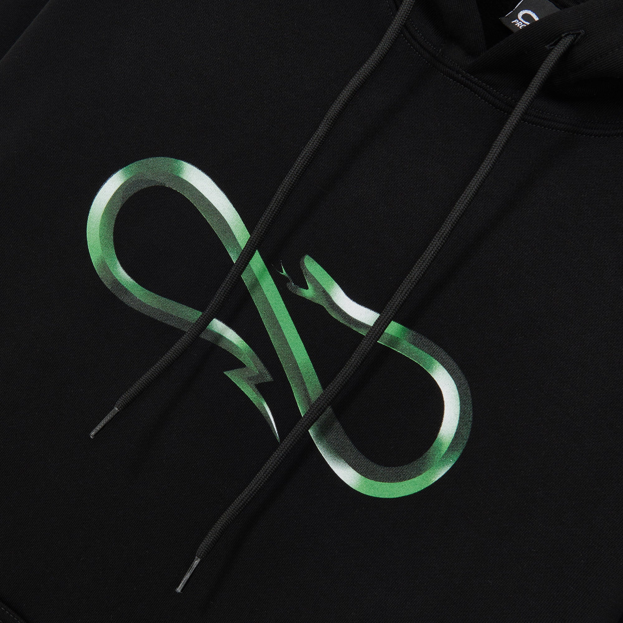 Propaganda felpa con cappuccio e tasca a marsupio Logo Steel Hoodie 22FWPRFE814-01 black