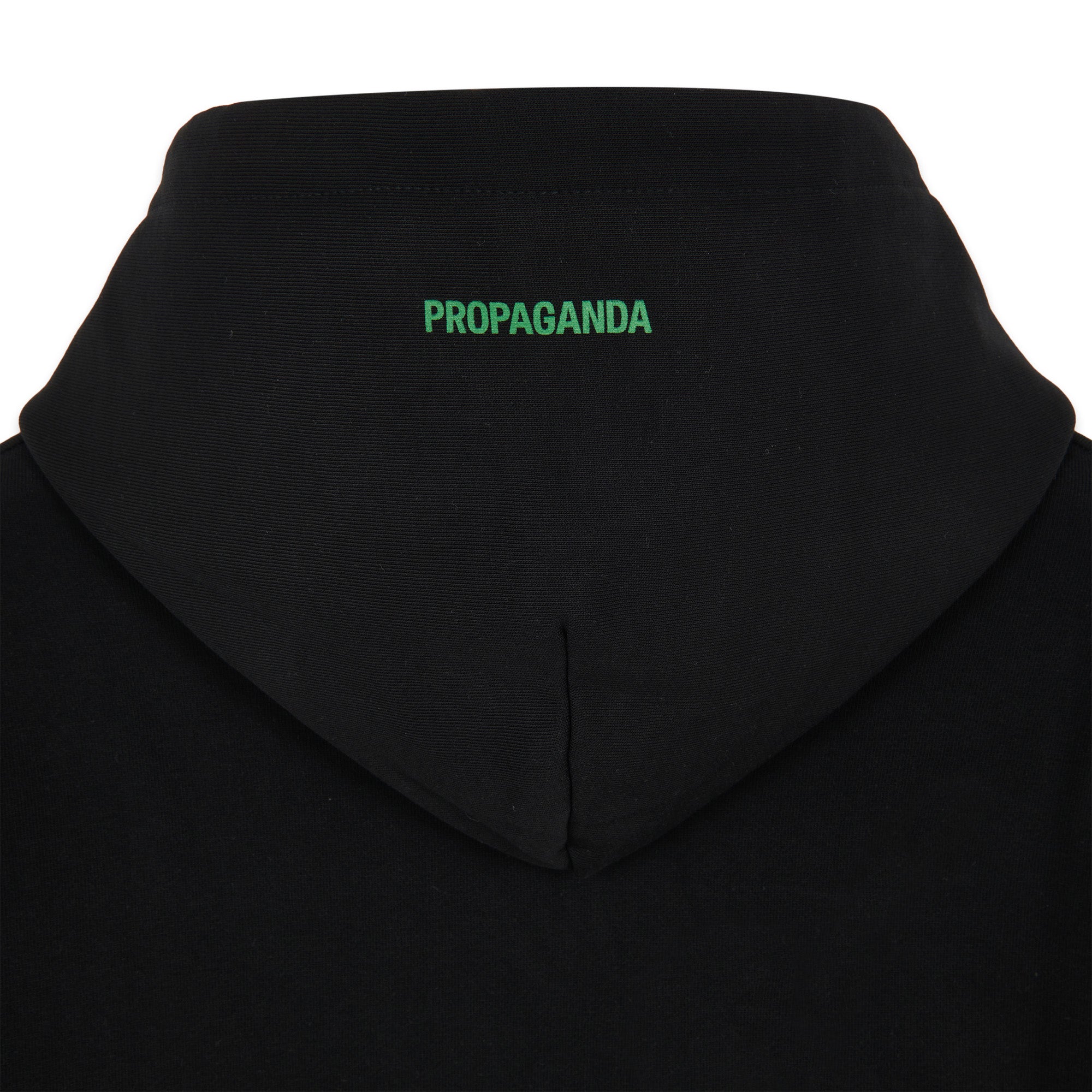 Propaganda felpa con cappuccio e tasca a marsupio Logo Steel Hoodie 22FWPRFE814-01 black