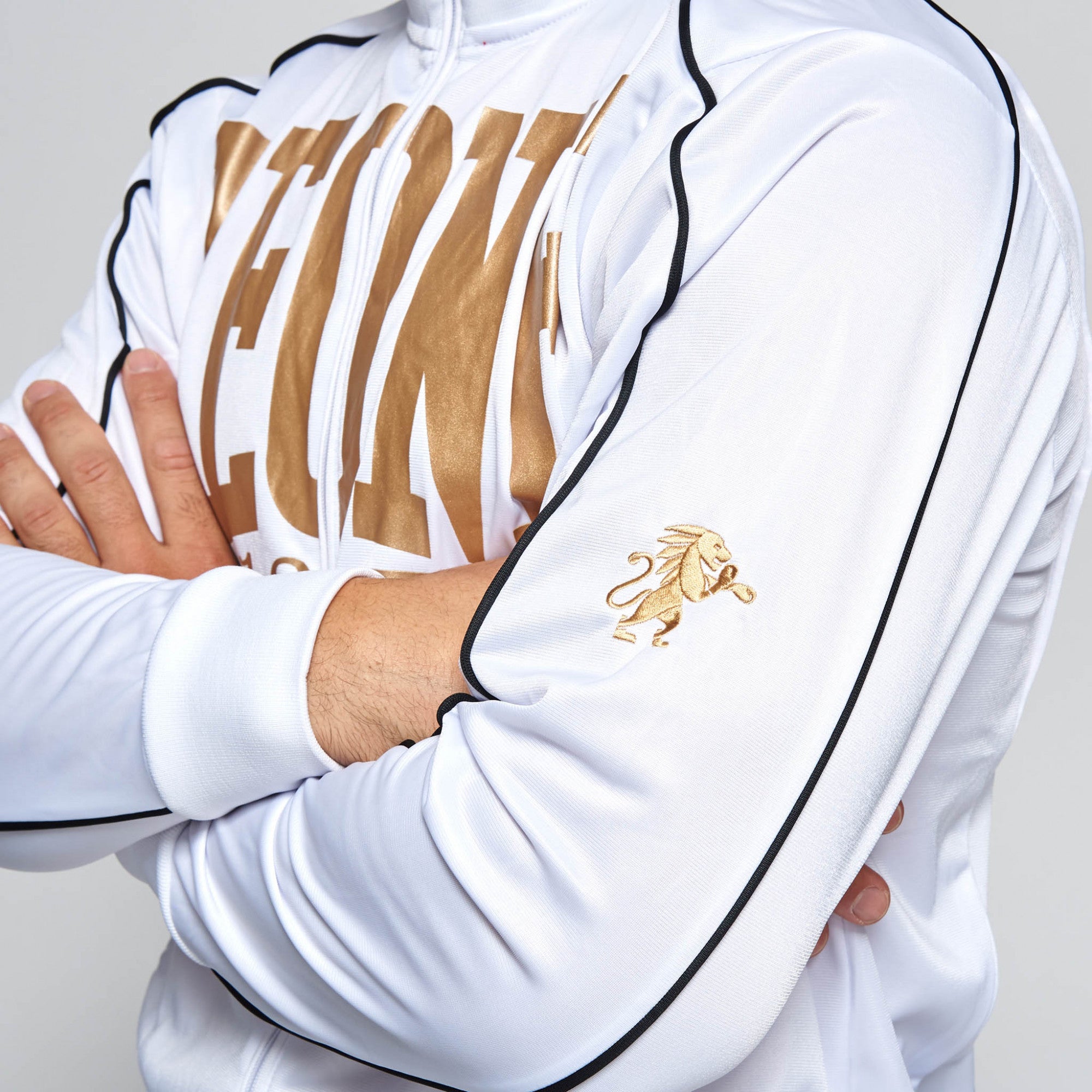 Leone Tuta sportiva da uomo Premium AB300 bianco