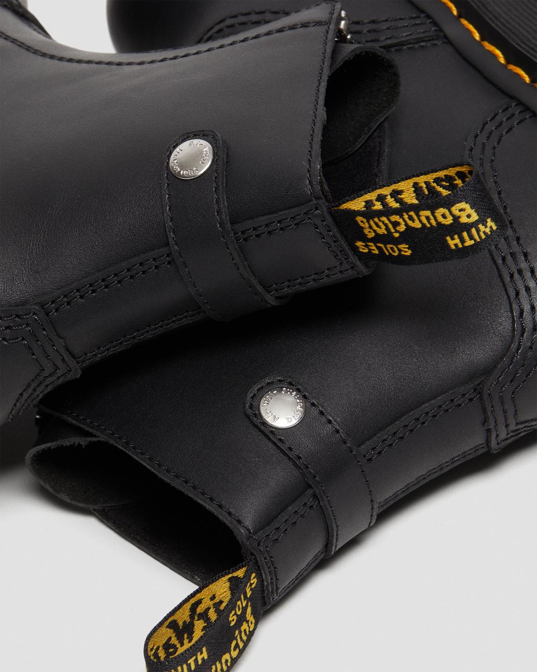 Dr Martens stivaletto con zeppa e cerniera Jetta 27656001 nero