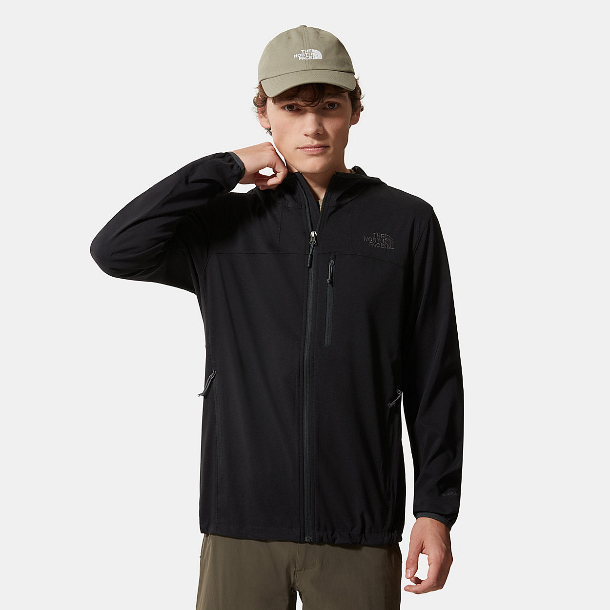 The North Face Giacca antivento con cappuccio Nimble Hoodie NF0A2XLBJK31 nero