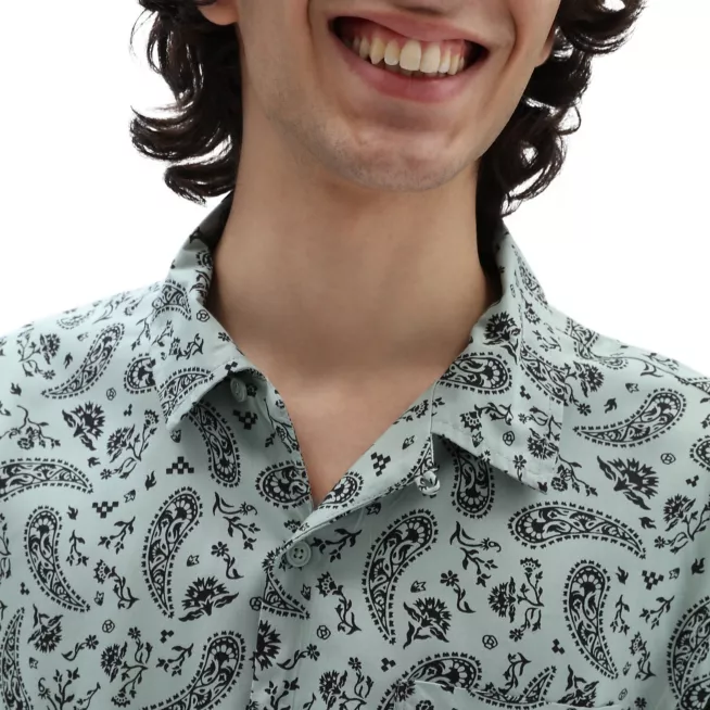 Vans Camicia manica corta Bandana Paisley VN0A5KMOYV2 green milieu