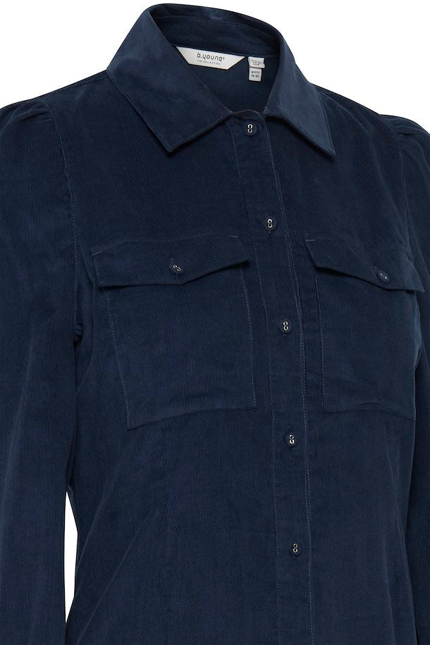 b.young vestito camicia Bydinia 20810722 201042 indigo blue