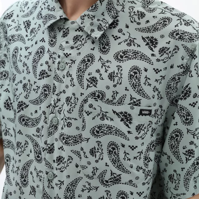 Vans Camicia manica corta Bandana Paisley VN0A5KMOYV2 green milieu
