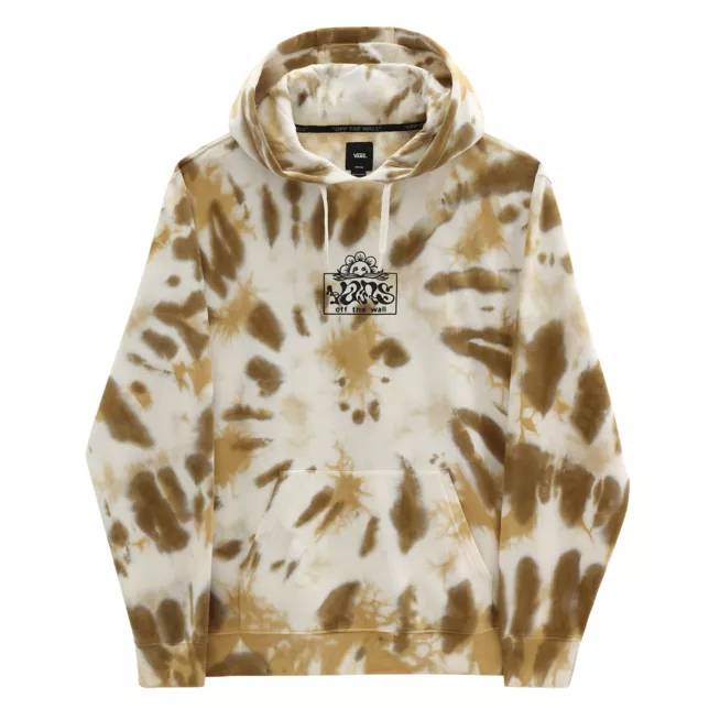 Vans Felpa con cappuccio da uomo Look Ahead Tie Dye Po Nutria VN0A5KEFZBN1 beige