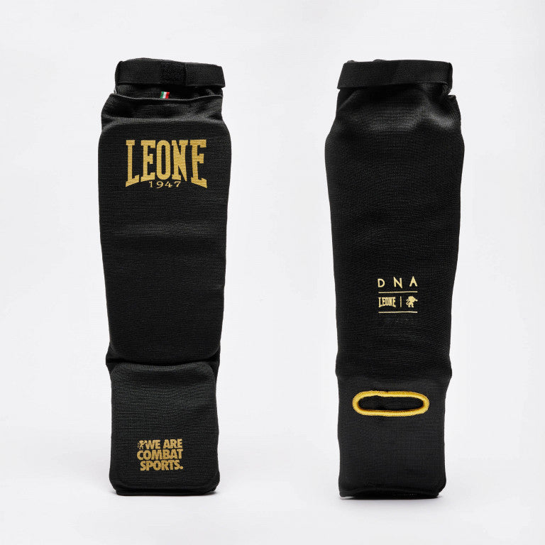 Leone Paratibia unisex DNA Shin Guard velcro PT134 nero-oro