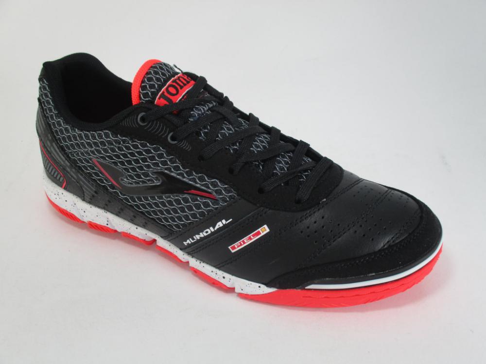 Joma scarpa da calcetto da uomo Mundial 2001 indoor MUNS.2001.IN nero-rosso