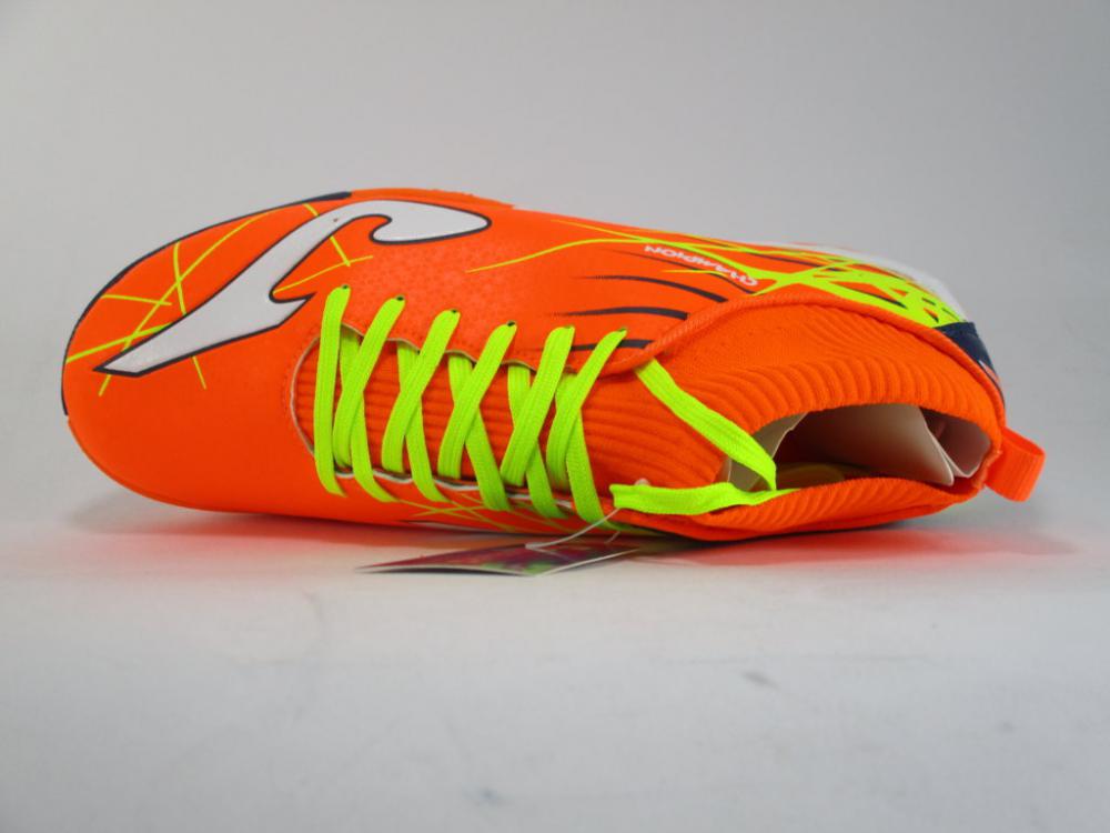 Joma scarpa da calcetto con calzino da ragazzo Champion 808 CCHJW.808.TF arancione