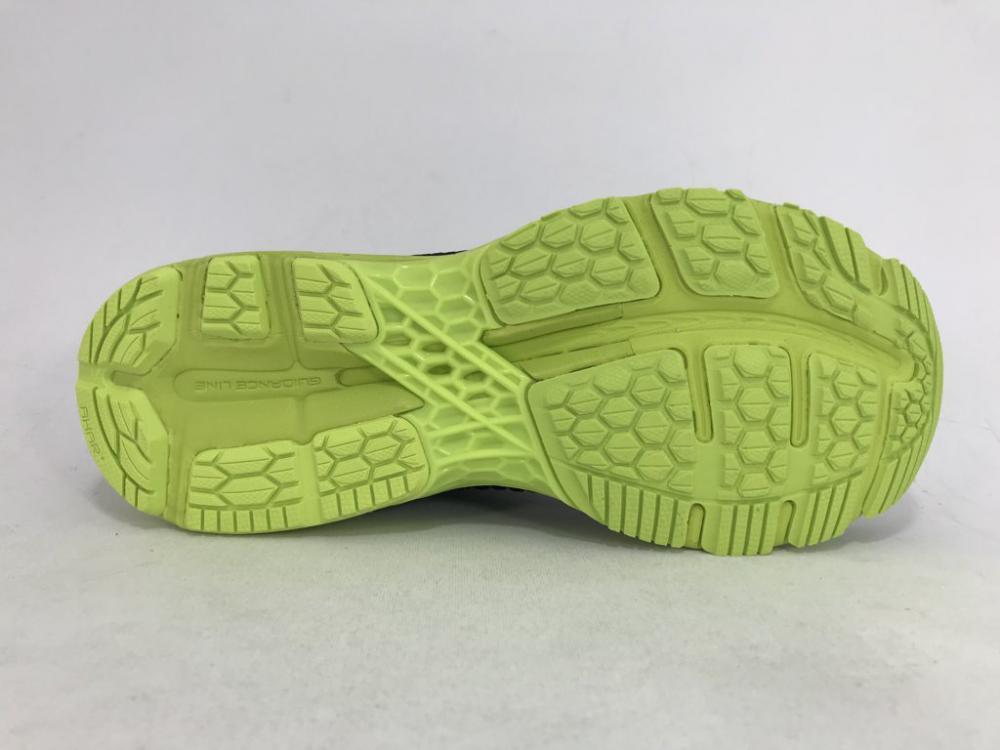 Asics scarpa running uomo GEL KAYANO 25 1011A019 001 black neon lime