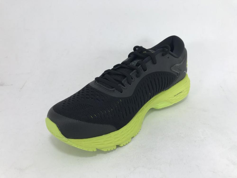 Asics scarpa running uomo GEL KAYANO 25 1011A019 001 black neon lime