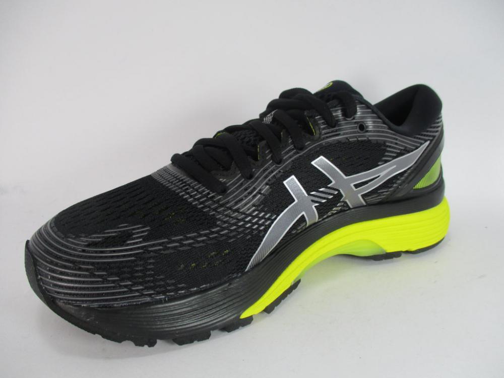 Asics scarpa da corsa da uomo Gel Nimbus 21 1011A169 003 nero giallo limone