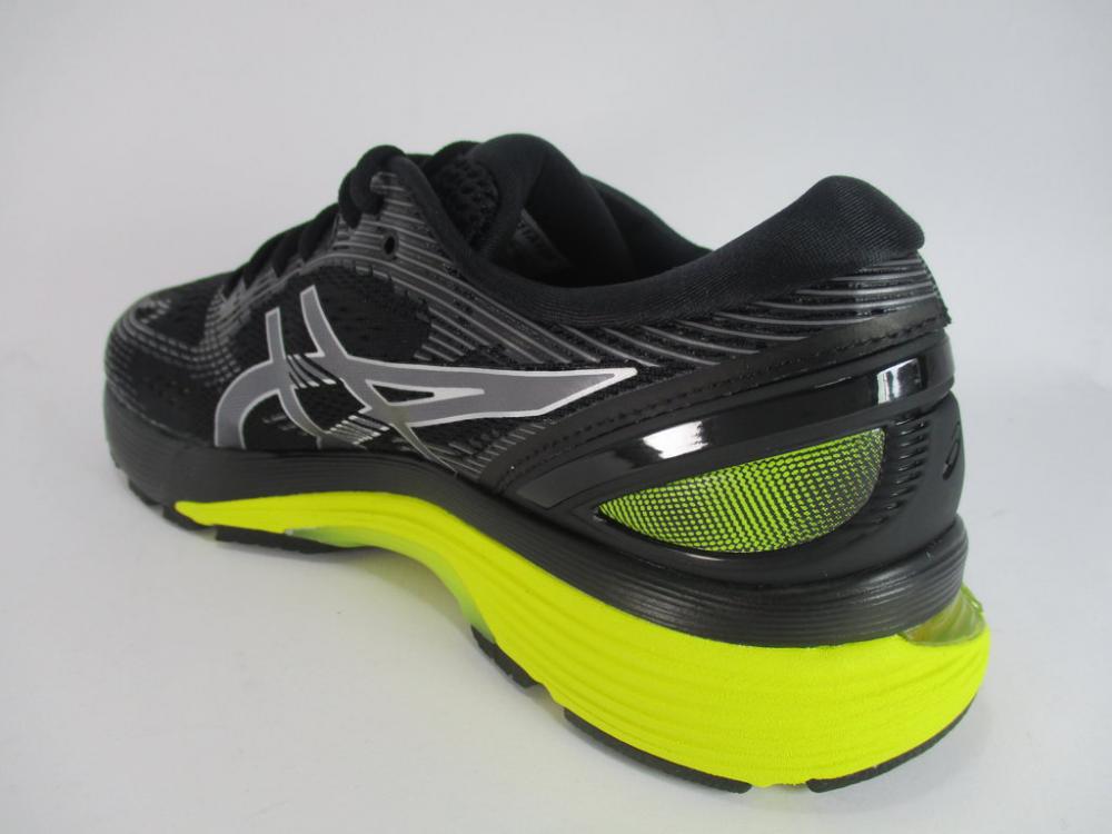 Asics scarpa da corsa da uomo Gel Nimbus 21 1011A169 003 nero giallo limone