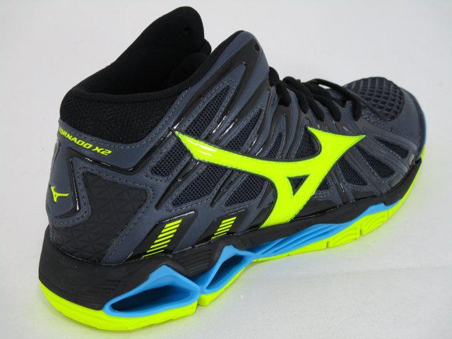 Mizuno scarpa da pallavolo da uomo Tornado X2 Mid V1GA181747 nero