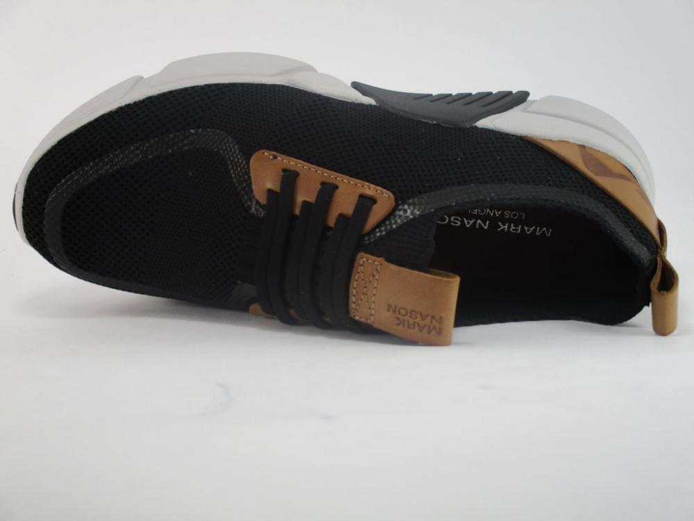 Skechers scarpa sneakers da uomo con laccio elastico Block Peak 68643 BLK nero