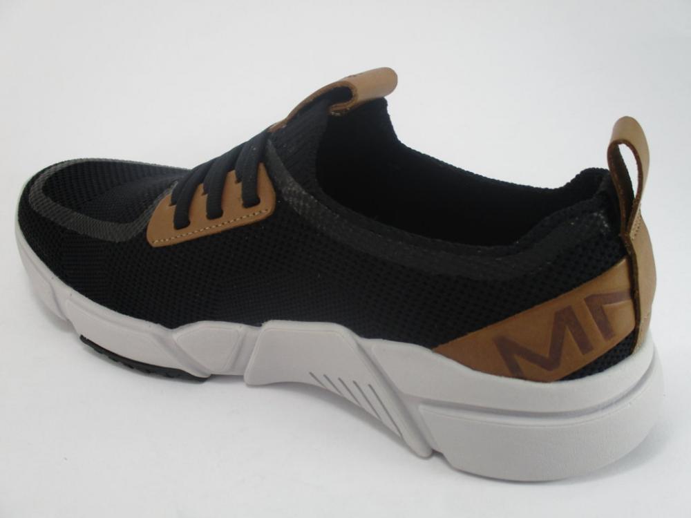 Skechers scarpa sneakers da uomo con laccio elastico Block Peak 68643 BLK nero