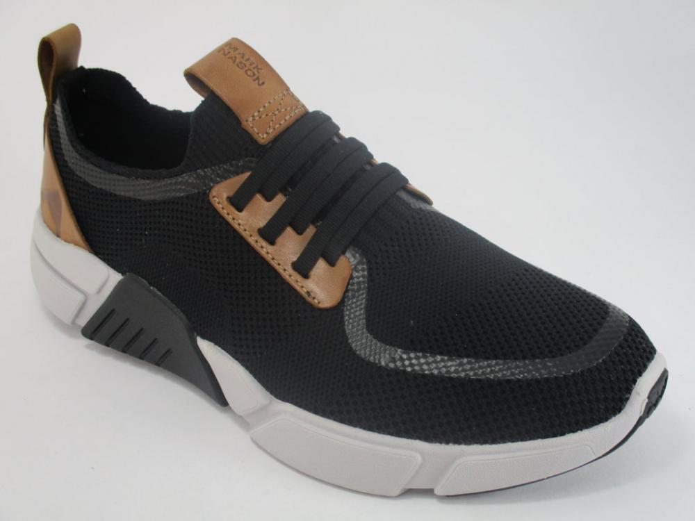 Skechers scarpa sneakers da uomo con laccio elastico Block Peak 68643 BLK nero